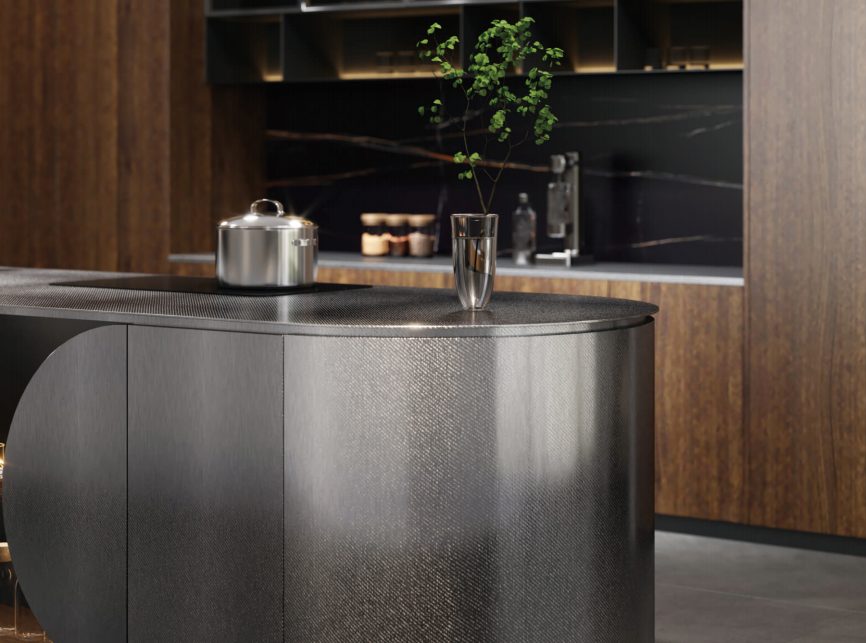 The Elegant Sanskrit island detail