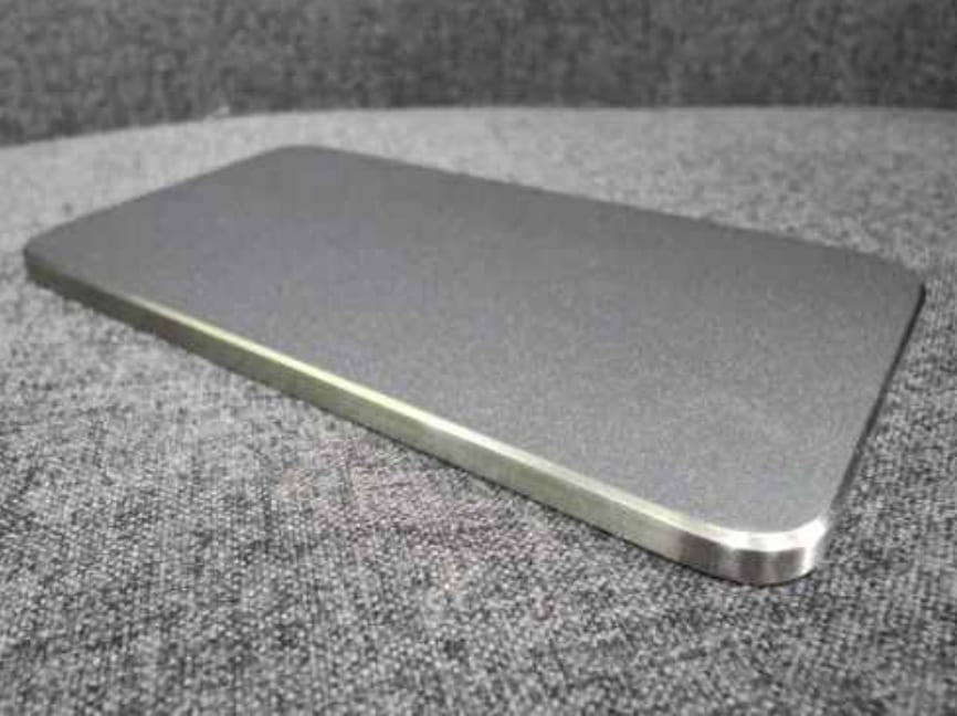 Sandblasted stainless